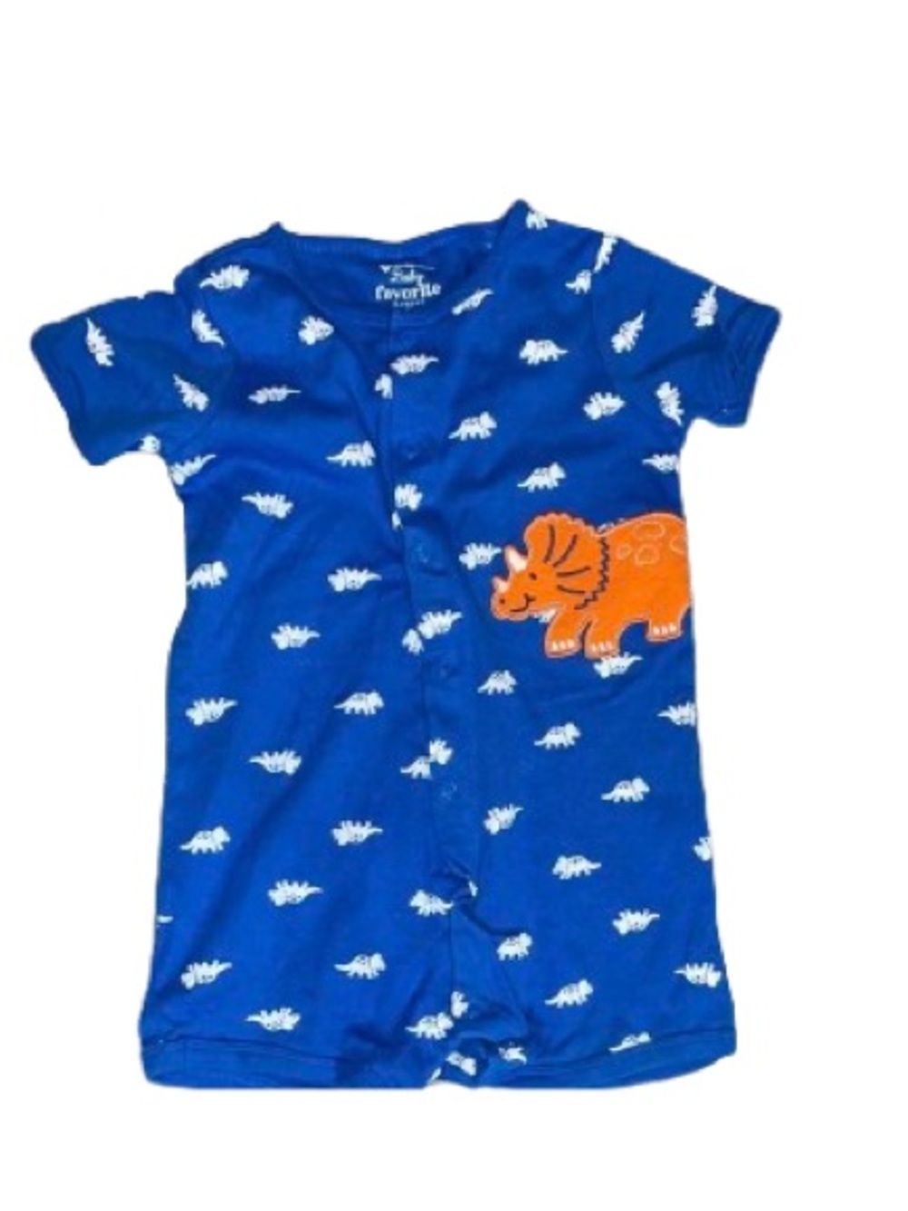 Members Mark Blue Baby Favorite   Romper Size 24 Month